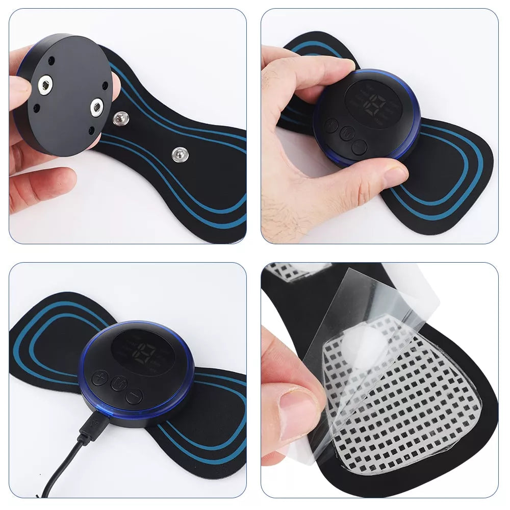 Ems Butterfly Portable Neck Massager - Dwellus