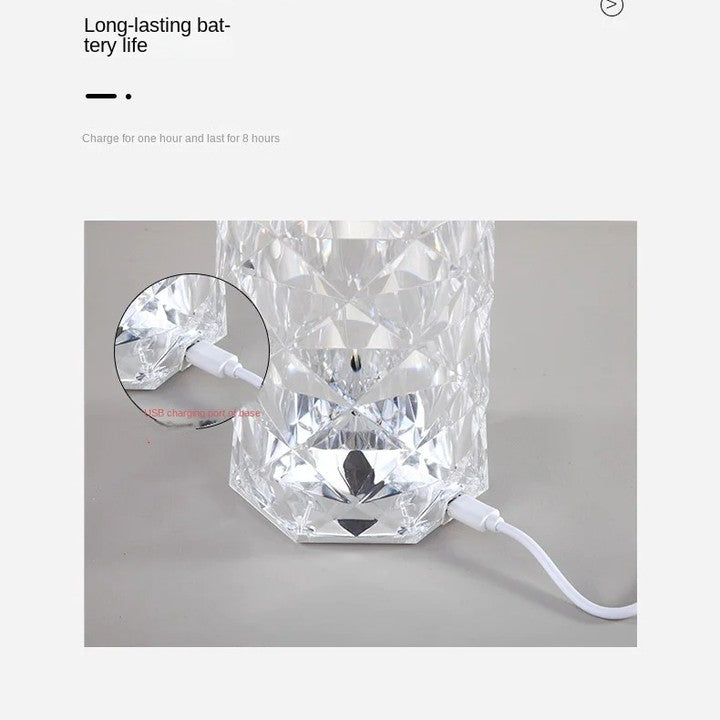 Dazzling Crystal Diamond Lamp - Dwellus