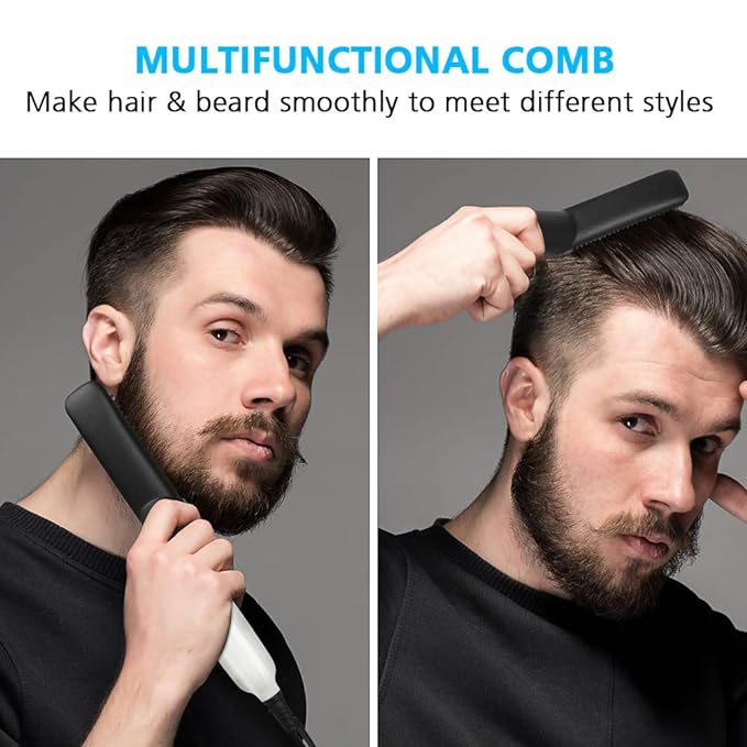 Electric Hair Straightener Comb For Men - Dwellus