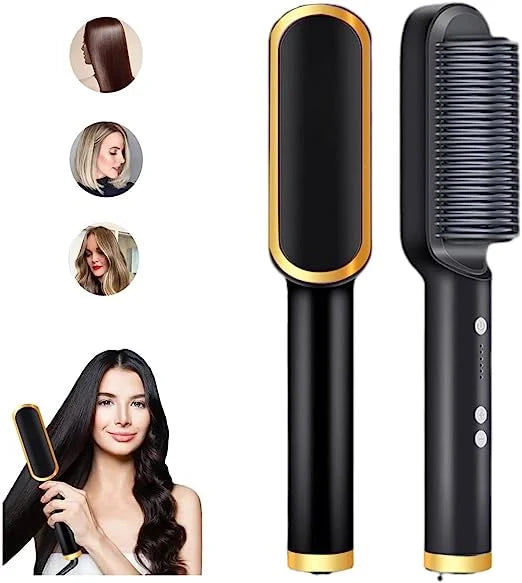 Electric Hair Straightening Brush (random Color) - Dwellus