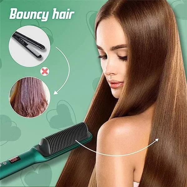 Electric Hair Straightening Brush (random Color) - Dwellus