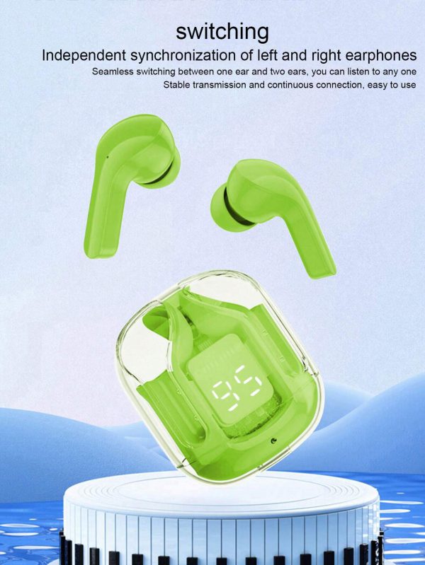 Air31 Earbuds Wireless Crystal Transparent And Bluetooth - Dwellus