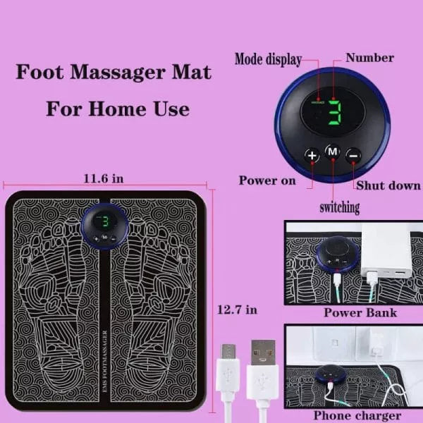 Ems Foot Massager Mat - Dwellus