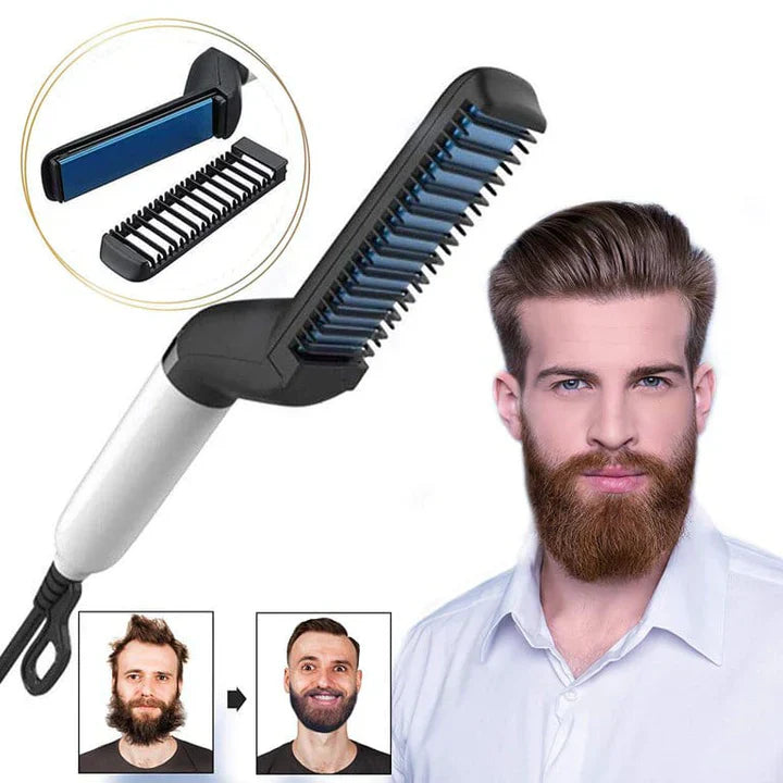 Electric Hair Straightener Comb For Men - Dwellus