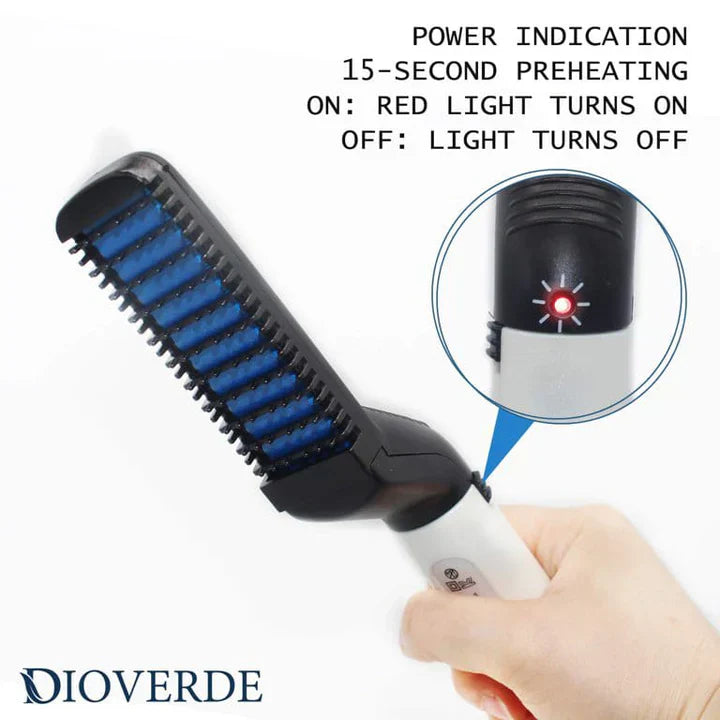 Electric Hair Straightener Comb For Men - Dwellus