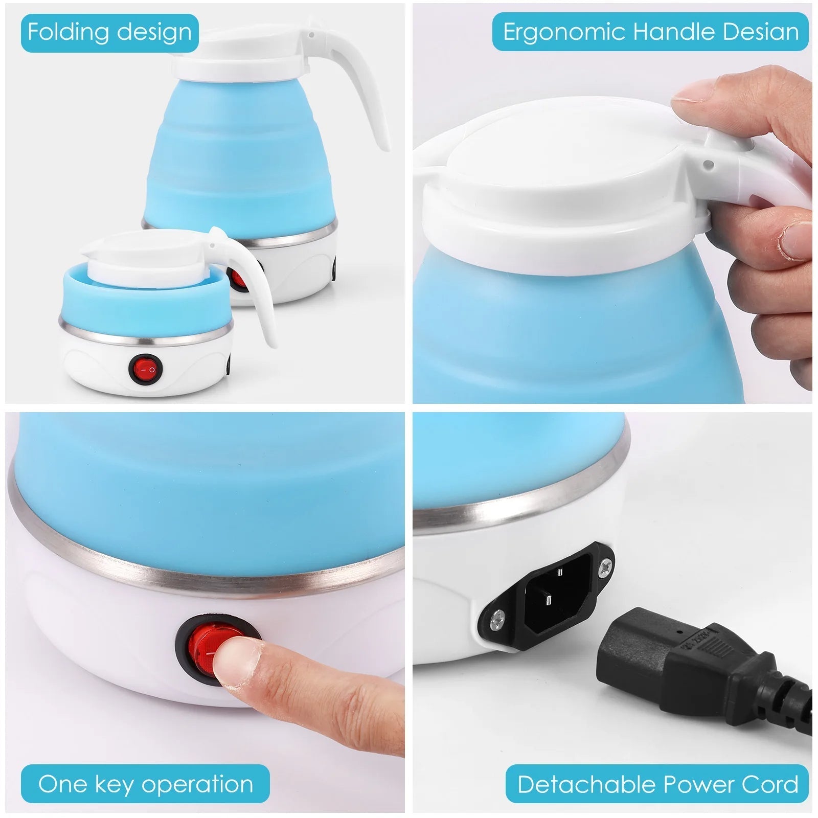 Folding Electric Kettle - Dwellus