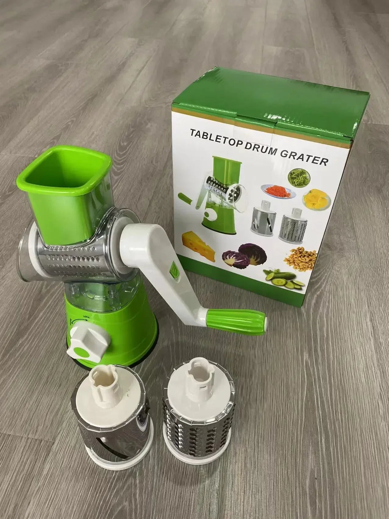 Multi-function 3 in 1 Drum Vegetable Cutter Slicer - Dwellus