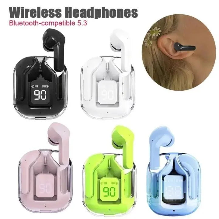 Air31 Earbuds Wireless Crystal Transparent And Bluetooth - Dwellus