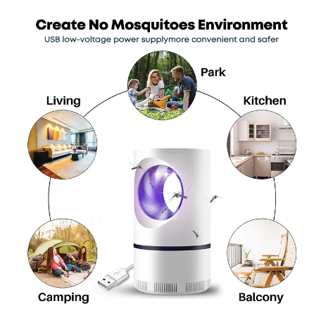 Electric Mosquito Trap Blue Light Mosquito Killer Lamp - Dwellus