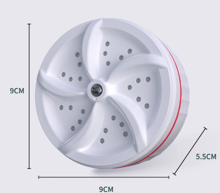 Mini Portable Washing Machine Ultrasonic Turbine Washer - Dwellus