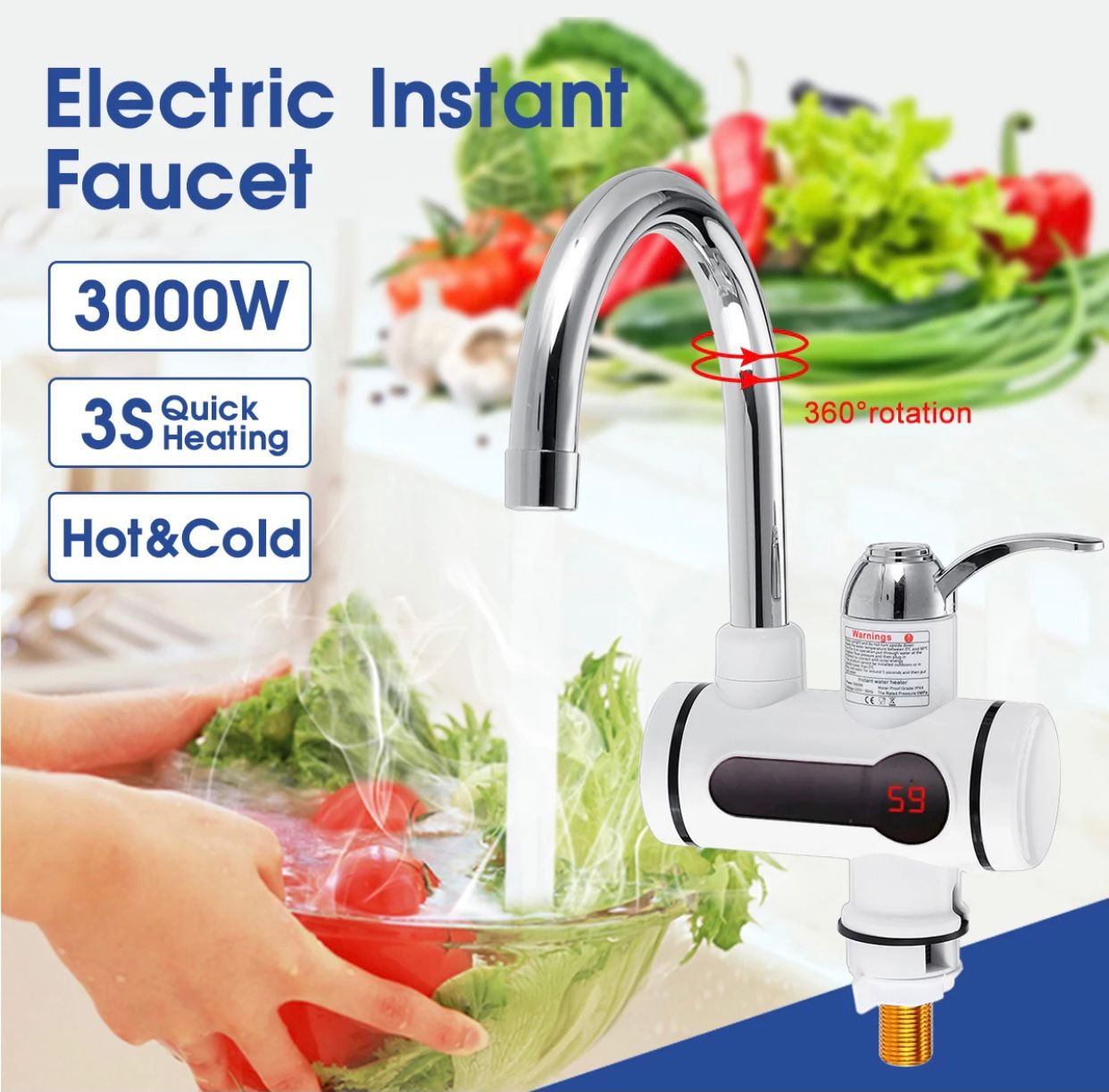 Electric Faucet Water heater - Dwellus