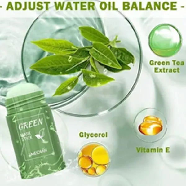 Green Tea Cleansing Green Mask Stick - Dwellus