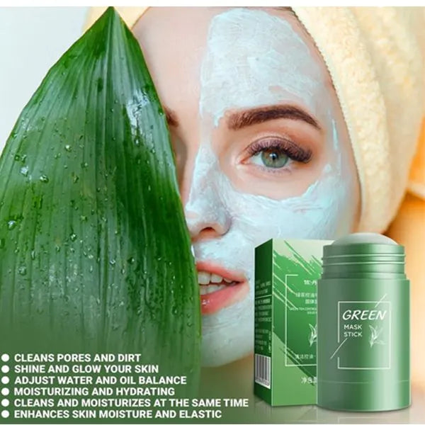 Green Tea Cleansing Green Mask Stick - Dwellus