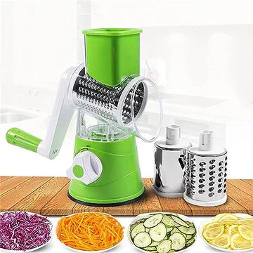 Multi-function 3 in 1 Drum Vegetable Cutter Slicer - Dwellus