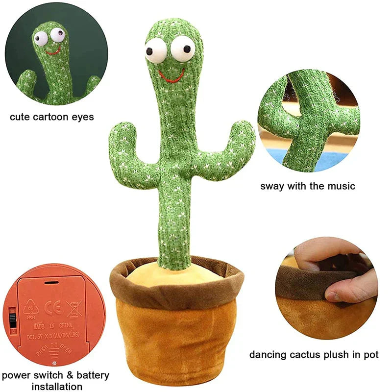 Cacto - Dancing Cactus Plush Toy - Dwellus