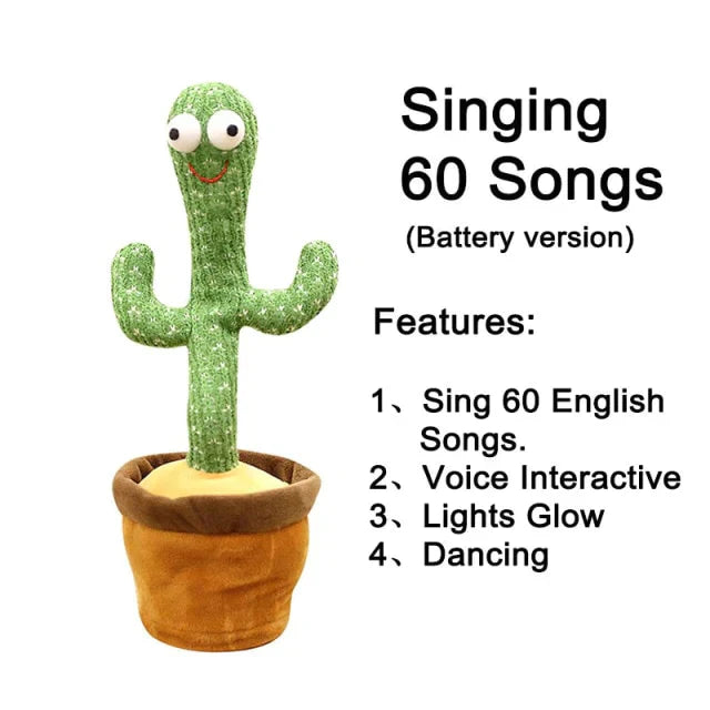 Cacto - Dancing Cactus Plush Toy - Dwellus