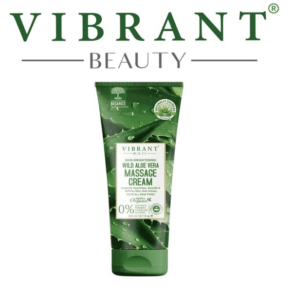 Vibrant Beauty Skin Brightening Aloe Vera Massage Cream