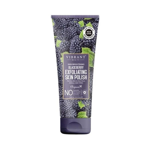 Vibrant Beauty Skin Brightening Blackberry Exfoliating Skin Polish